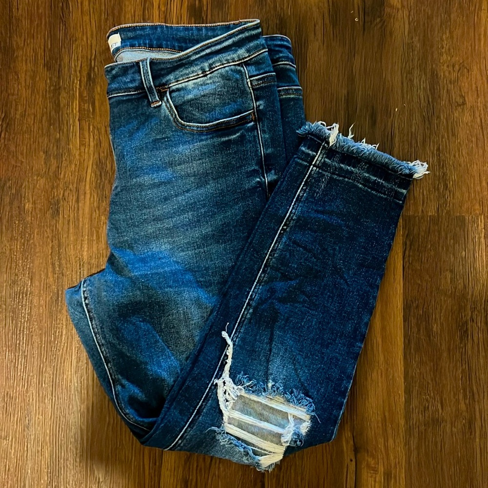 Vervet- skinny jeans -damage